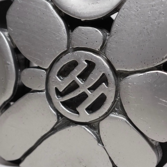 John Hardy Dayak Kali Lava Cross Sapphire Sterling Silver Pendant 21.4 Grams - Picture 3 of 4